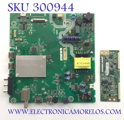 KIT DE TARJETAS PARA TV HISENSE / MAIN FUENTE 247522 / RSAG7.820.8317/ROH / T-CON 44-9771402O / 47-6021131 / 44-97714020 / PANEL JHD426N2F71-QL\0010\S1\GM\MCKD-1\ROH / MODELO 43H4030 / HU43N2170FWR